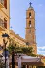 Greece, Crete, Chania, Old Town. Presentation of the Virgin Mary Holy Metropolitan Church, steeple. Art Print
